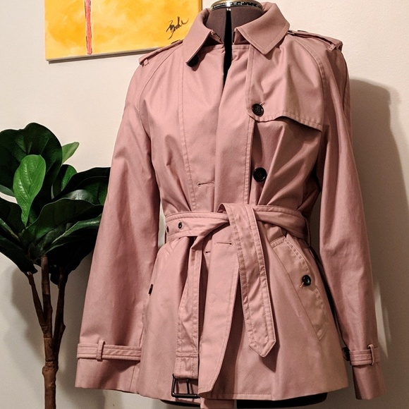 Coach Jackets & Blazers - Coach Blush Pink Trench Coat